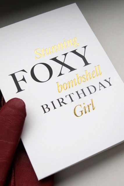 Stunning Foxy Bombshell Birthday Girl
