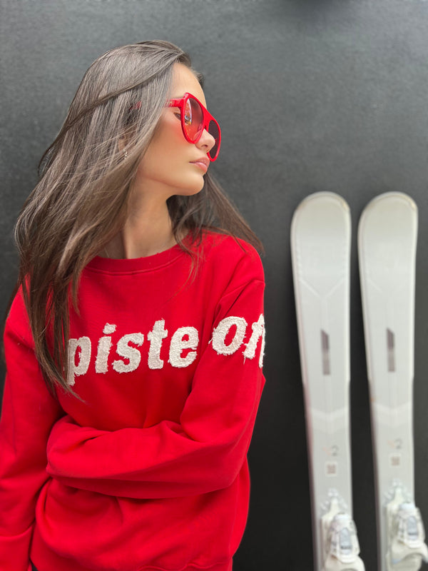 PISTE OFF, red/ivory PRE-ORDER