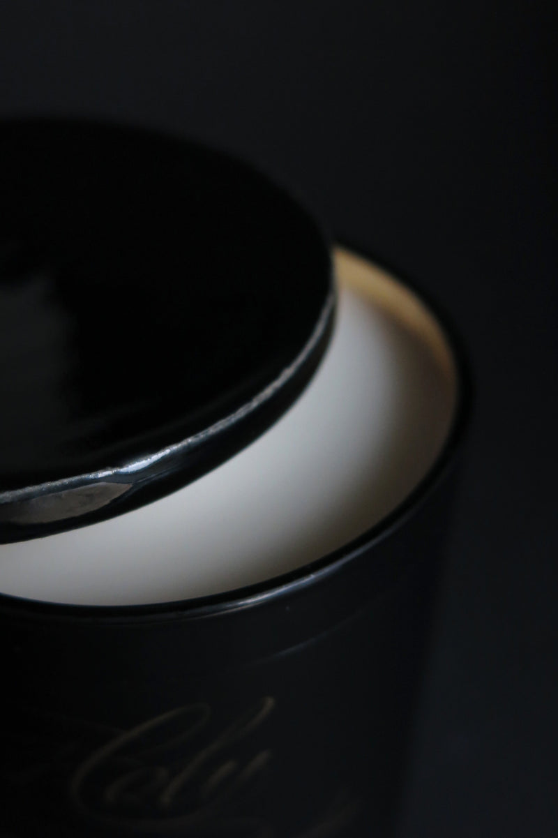 CANDLE LID, glossy black