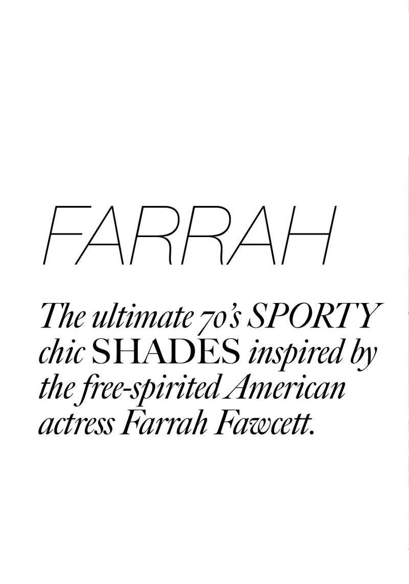FARRAH, black/mirror