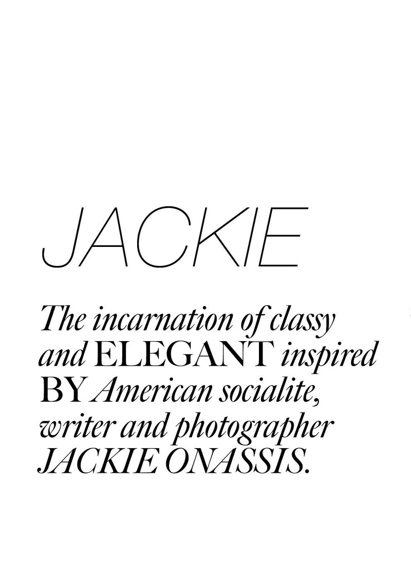 JACKIE, black