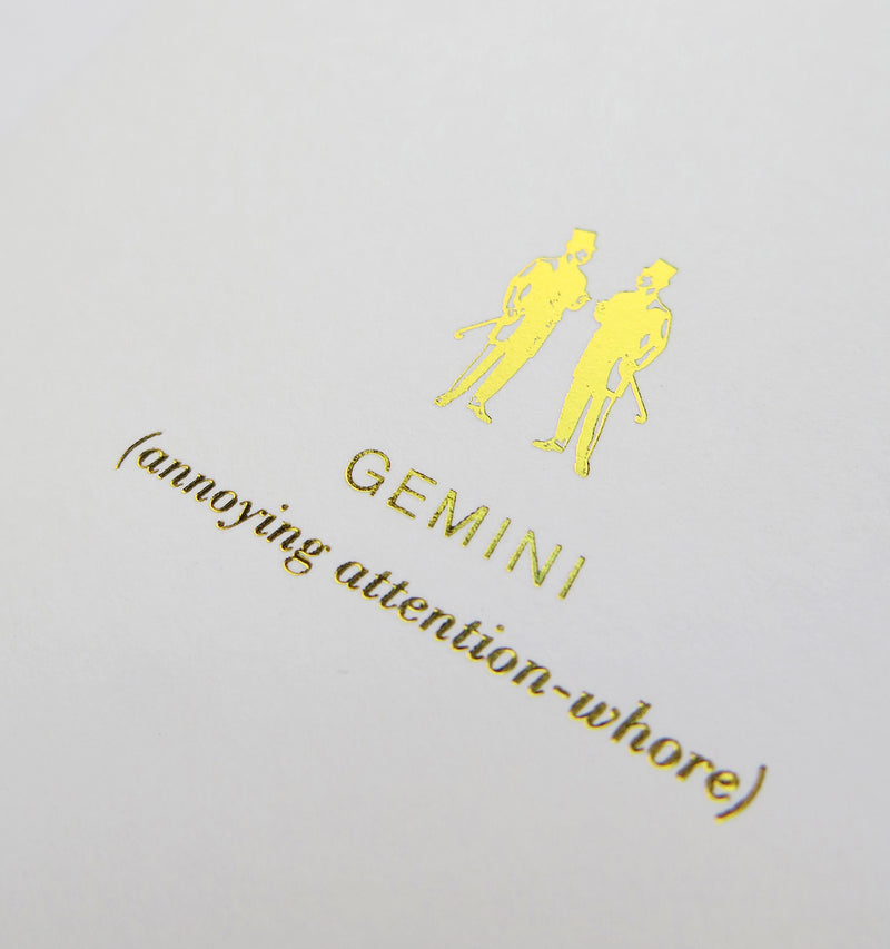 Gemini (annoying attention-whore)